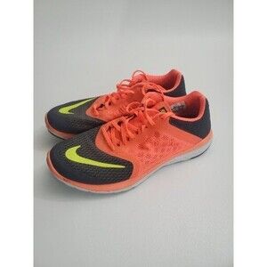 Nike Men's FS Lite Run 3 Running Shoe Anthracite/Hyper Orange/Volt Size 9